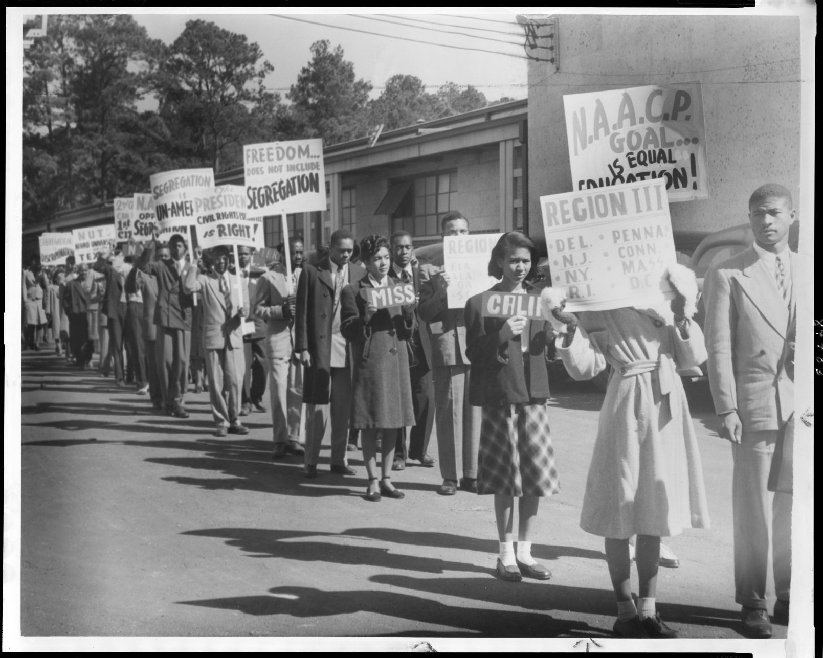 Anti-segregation protest